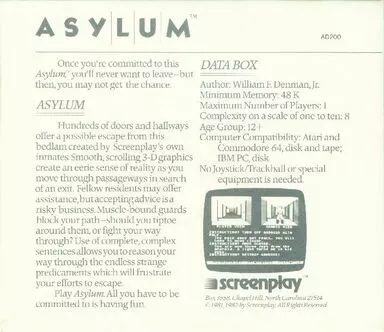Image n° 2 - screenshots  : Asylum